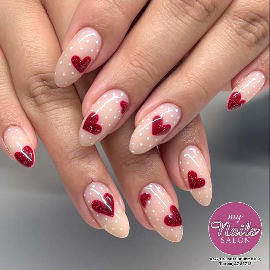 Beautiful Valentine Nails